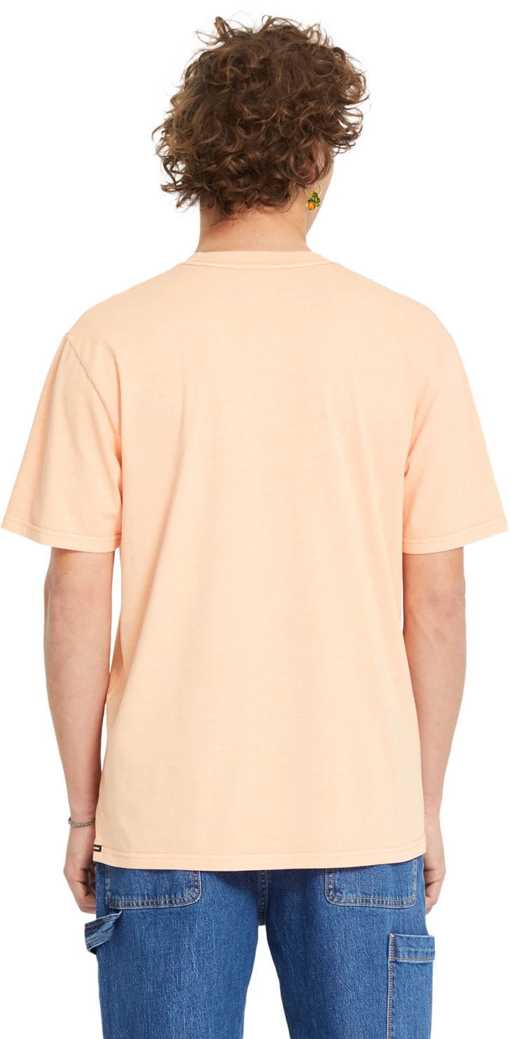 Volcom Solid Stone Emb camiseta manga corta hombre detail 1 | Pale Peach