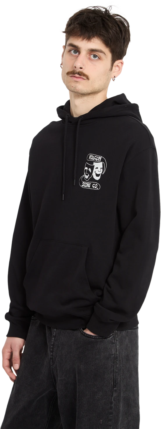 Volcom HANDERRY PO sudadera con capucha hombre detail 6 | Black