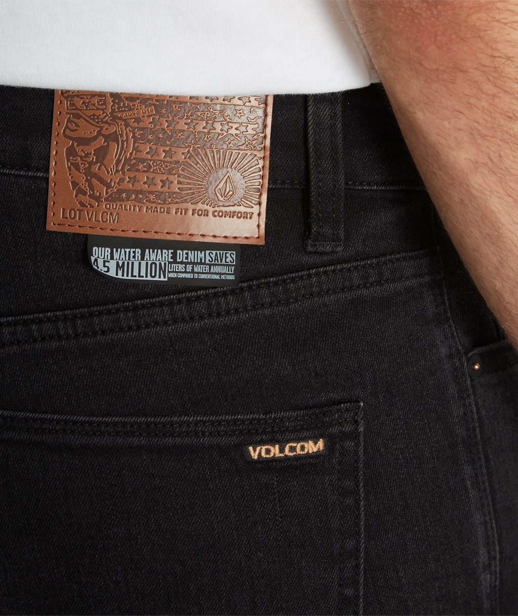 Volcom Vorta Jeans pantalón tejano hombre detail 5 | Black Out