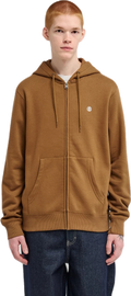 Element Icon Embroidery Sudadera con cremallera sudadera hombre | Marrón
