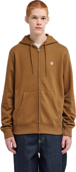 Element Icon Embroidery Sudadera con cremallera sudadera hombre | Marrón