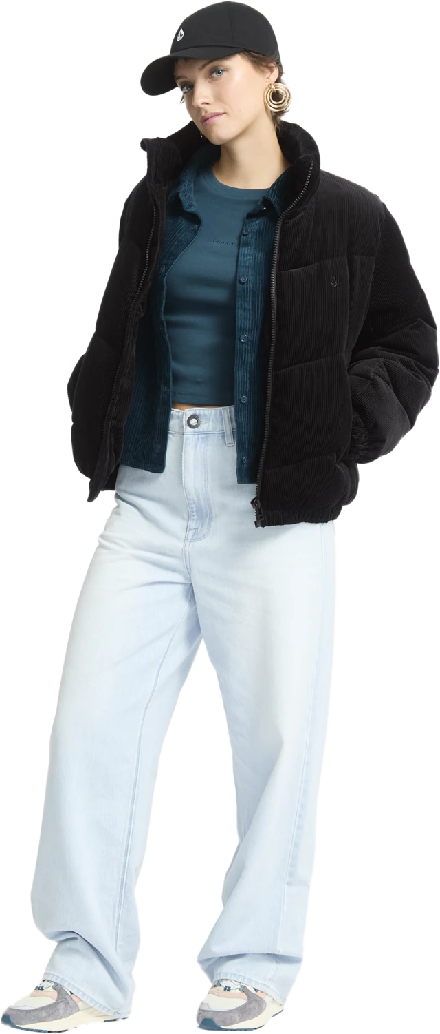 Volcom CORD'N STONE PUFF JACKET chaquetas y abrigos mujer detail 8 | Black