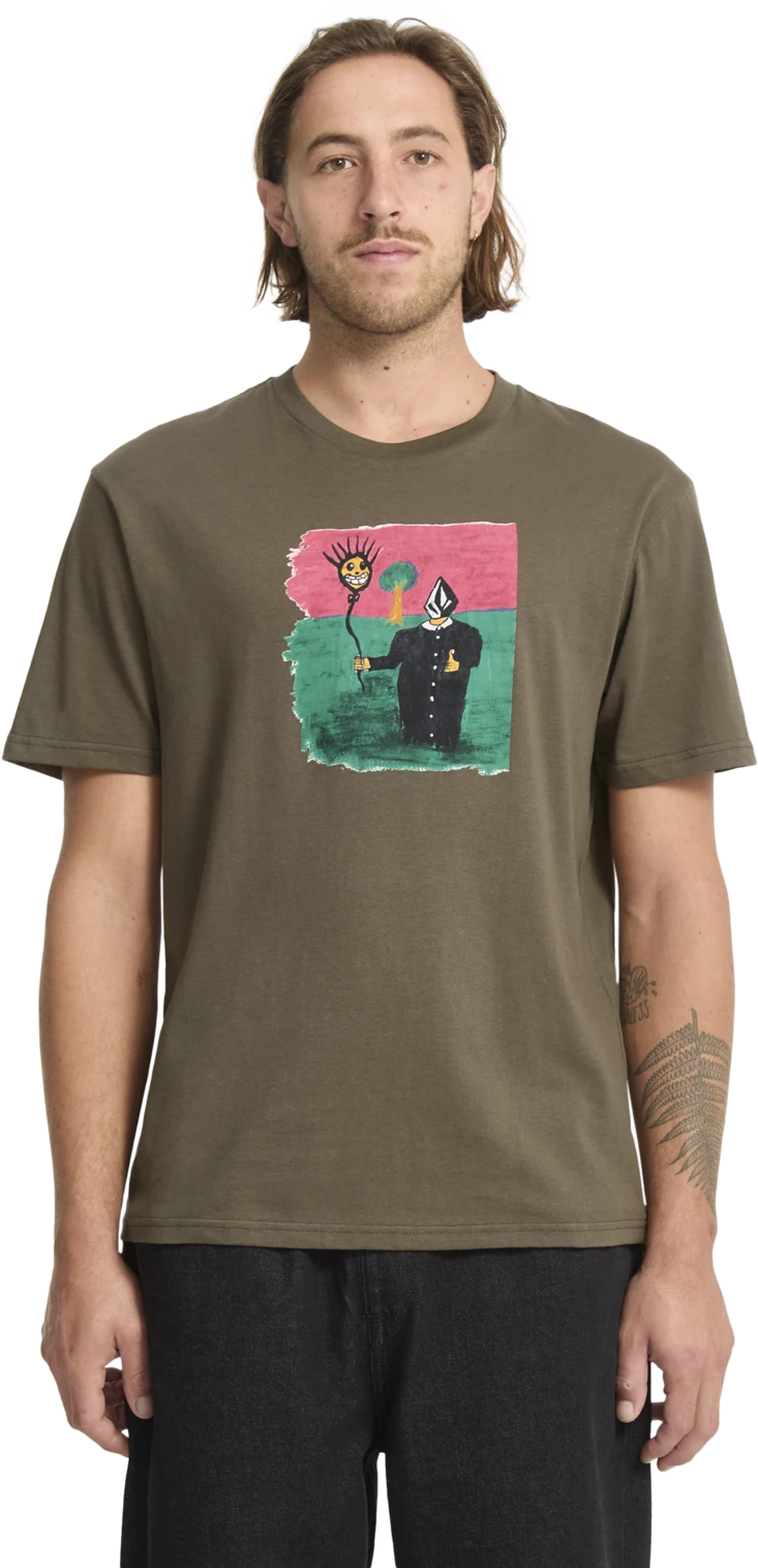 Volcom Issam camiseta manga corta hombre | Sage Leaf