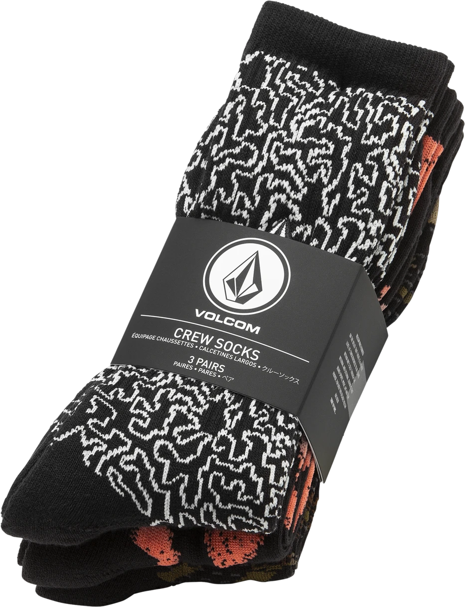 Volcom STONEY SOCK 3PK calcetines detail 1 | Multi