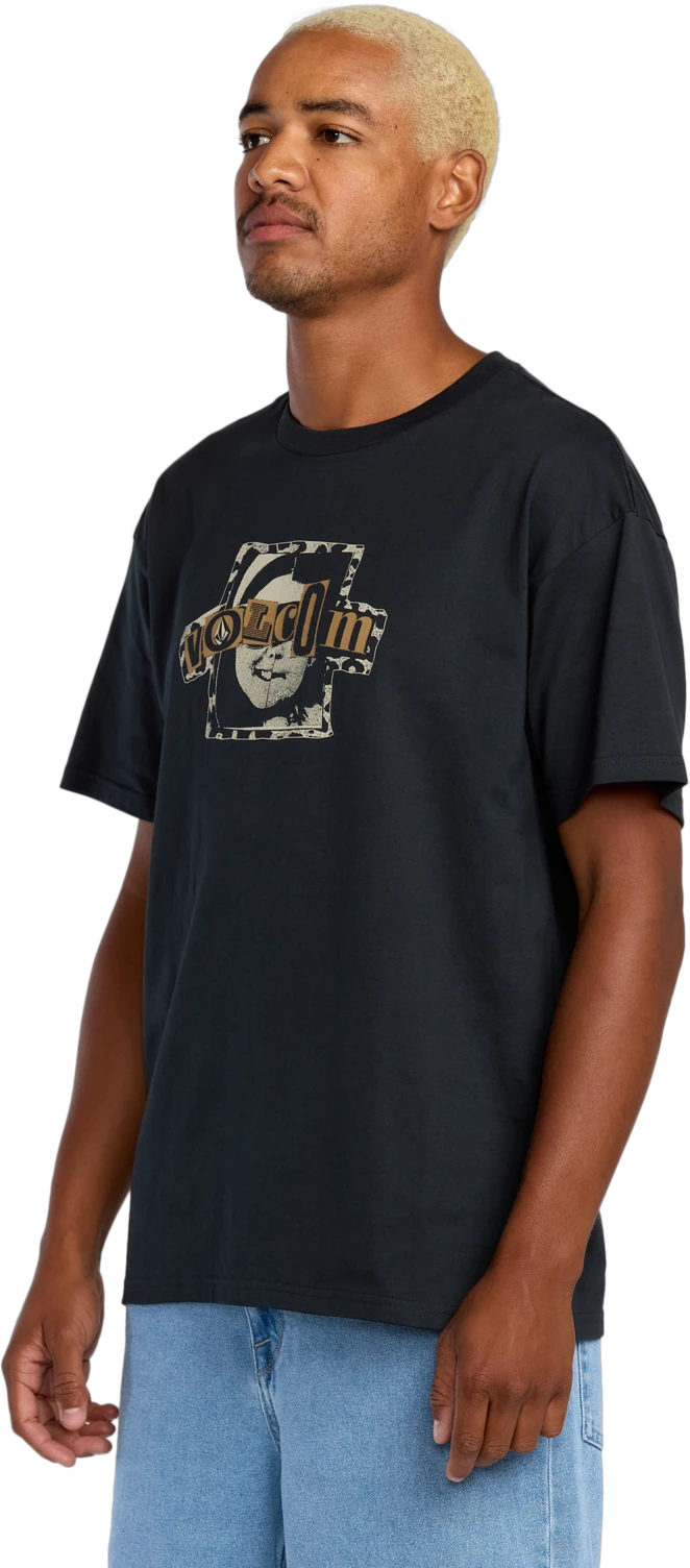 Volcom Sneer camiseta manga corta hombre detail 2 | Antique Black