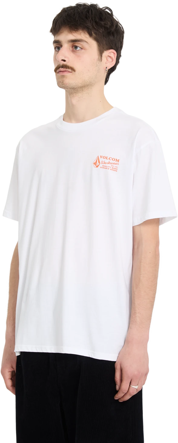 Volcom WORKWEAR SST camiseta manga corta hombre detail 2 | White Combo