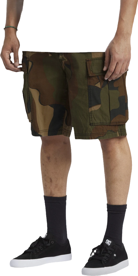 DC Shoes DC Tundra 22" Short Cargo Abstract Camo elastic waist short hombre detail 3 | Abstract Camo