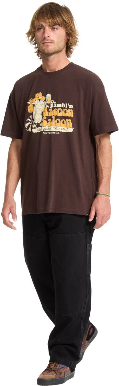 Volcom Racoon camiseta manga corta hombre detail 5 | Cacao