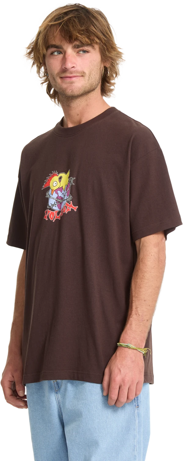 Volcom New Born camiseta manga corta hombre detail 6 | Cacao