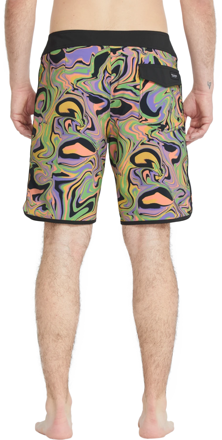 Volcom Infuse Scallop Mod 19 boardshort hombre detail 1 | Steel Purple