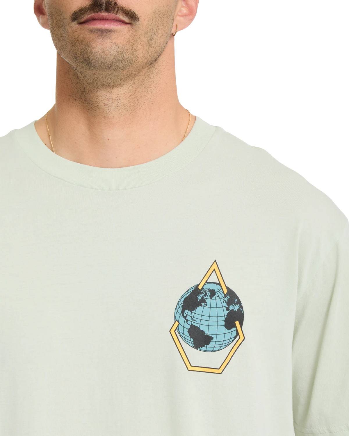 Volcom GLOBULAR SST camiseta manga corta hombre detail 3 | Pale Aqua