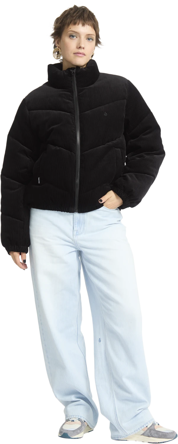 Volcom CORD'N STONE PUFF JACKET chaquetas y abrigos mujer detail 4 | Black