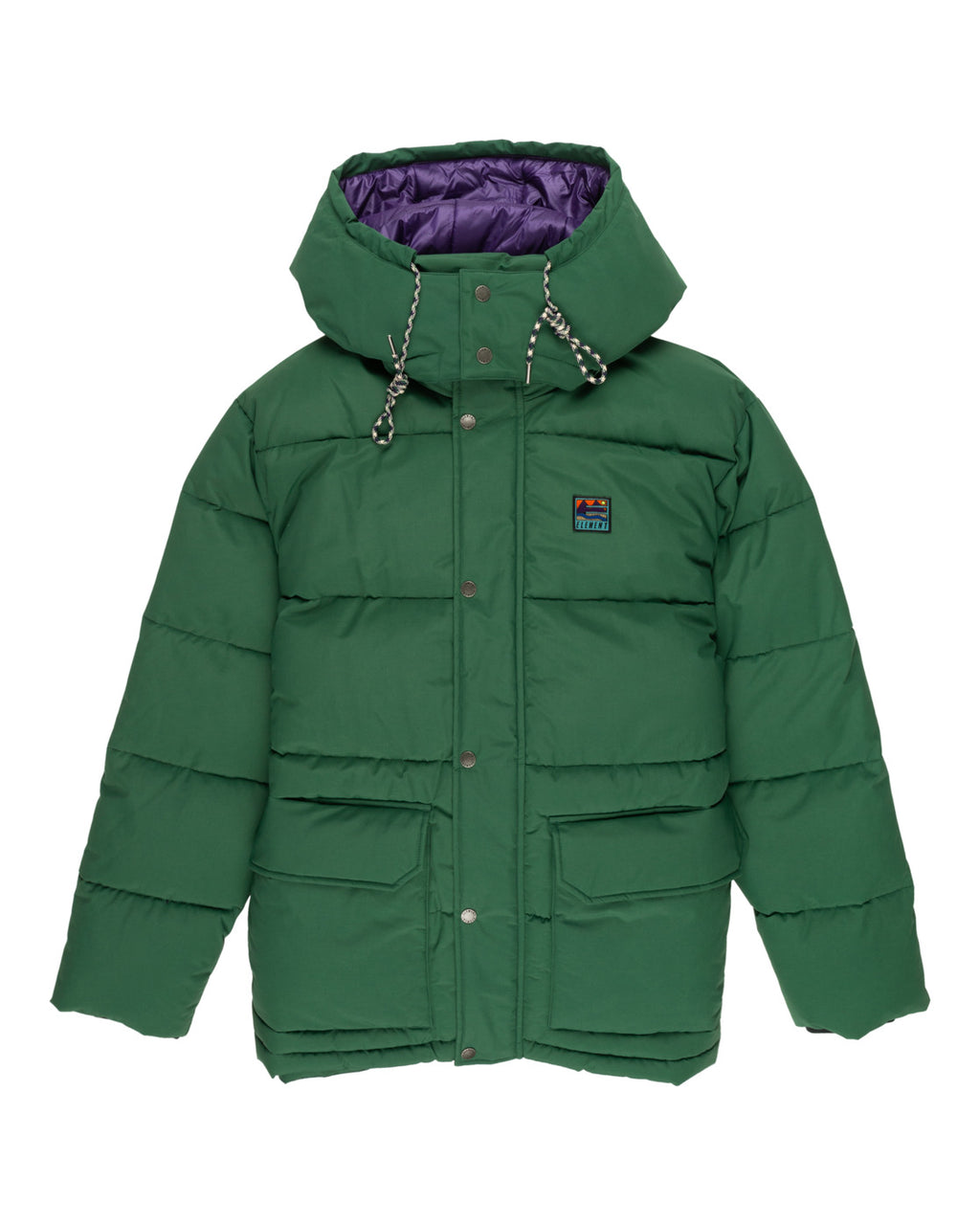 Element Big Trekka Wattierte Jacke – Dunkelgrün