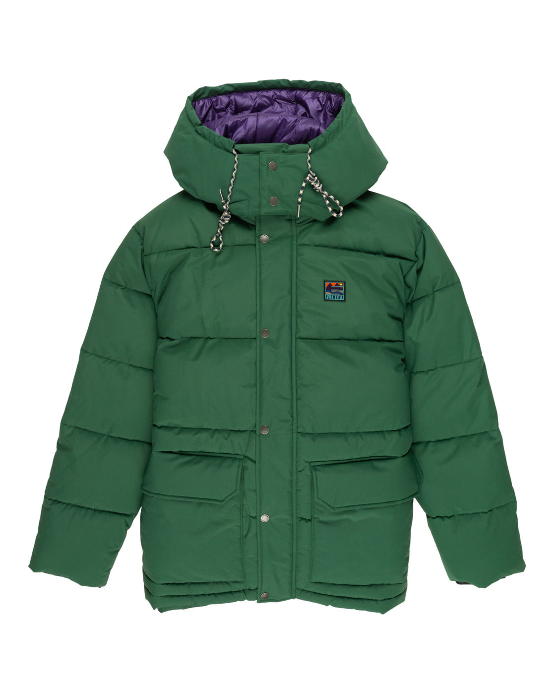 Element Big Trekka Wattierte Jacke – Dunkelgrün