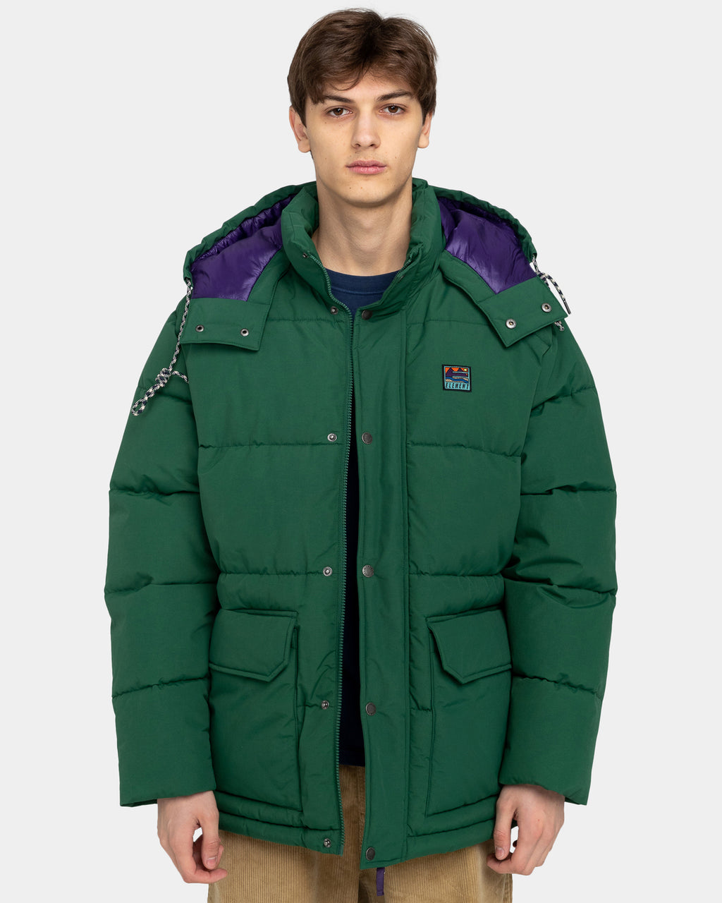 Element Big Trekka Wattierte Jacke – Dunkelgrün