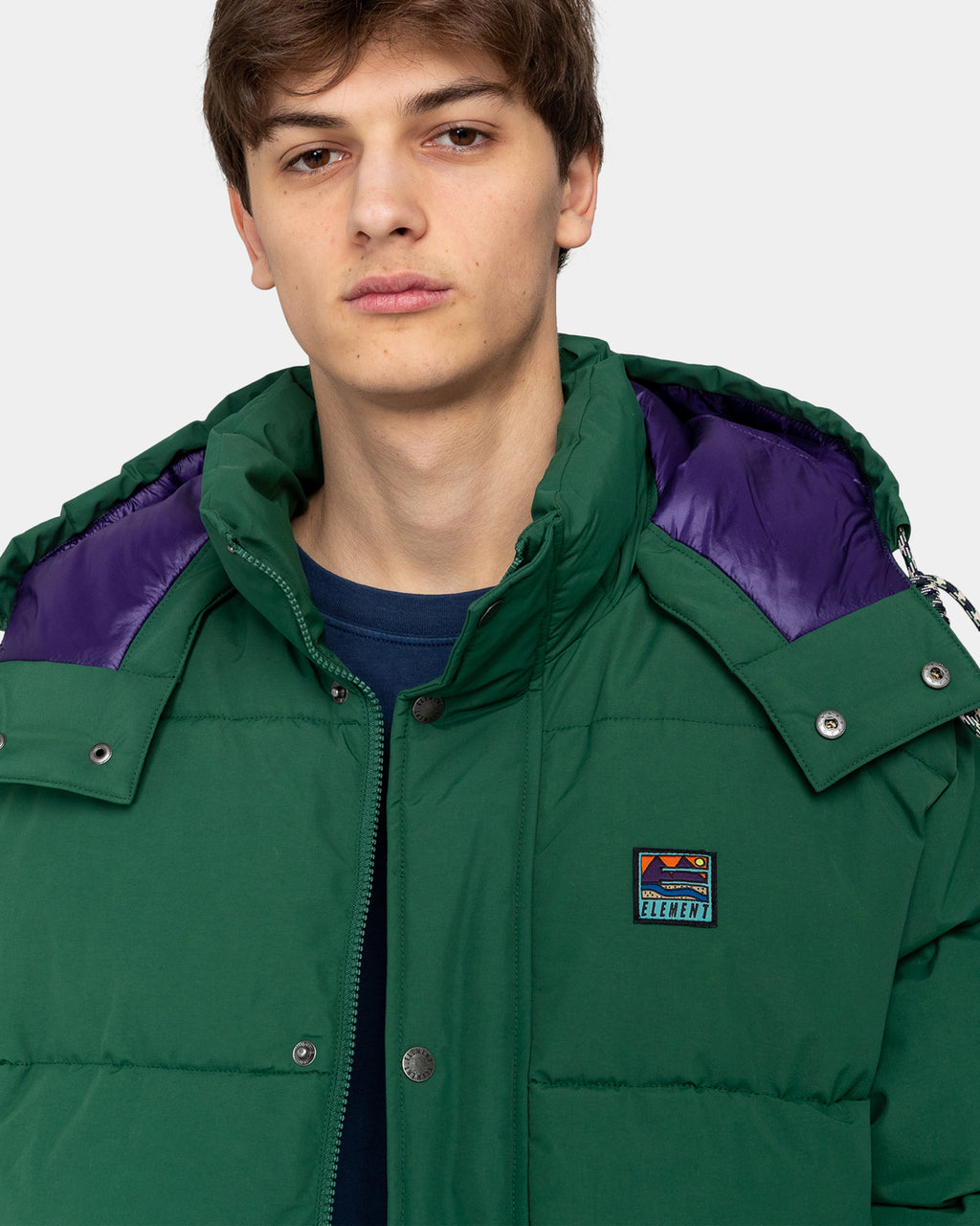 Element Big Trekka Wattierte Jacke – Dunkelgrün
