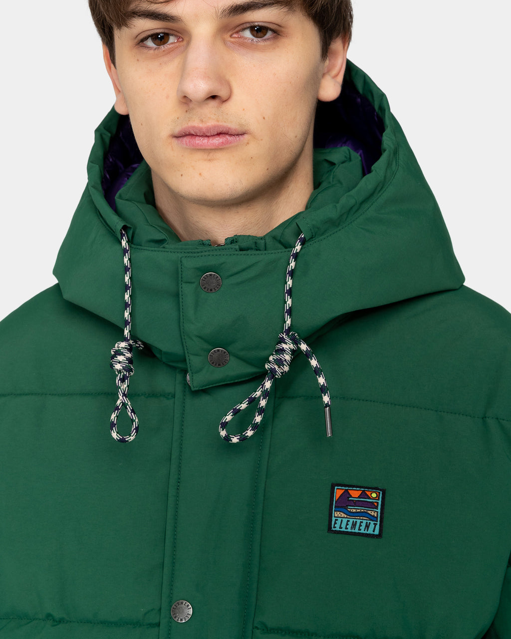 Element Big Trekka Wattierte Jacke – Dunkelgrün