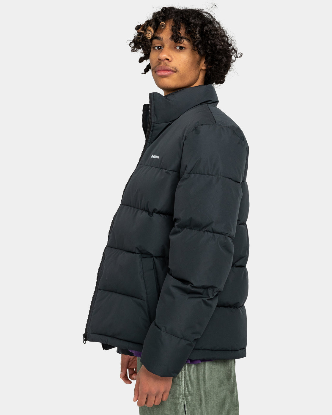 Element Puffa Klassische Steppjacke – Flint Black