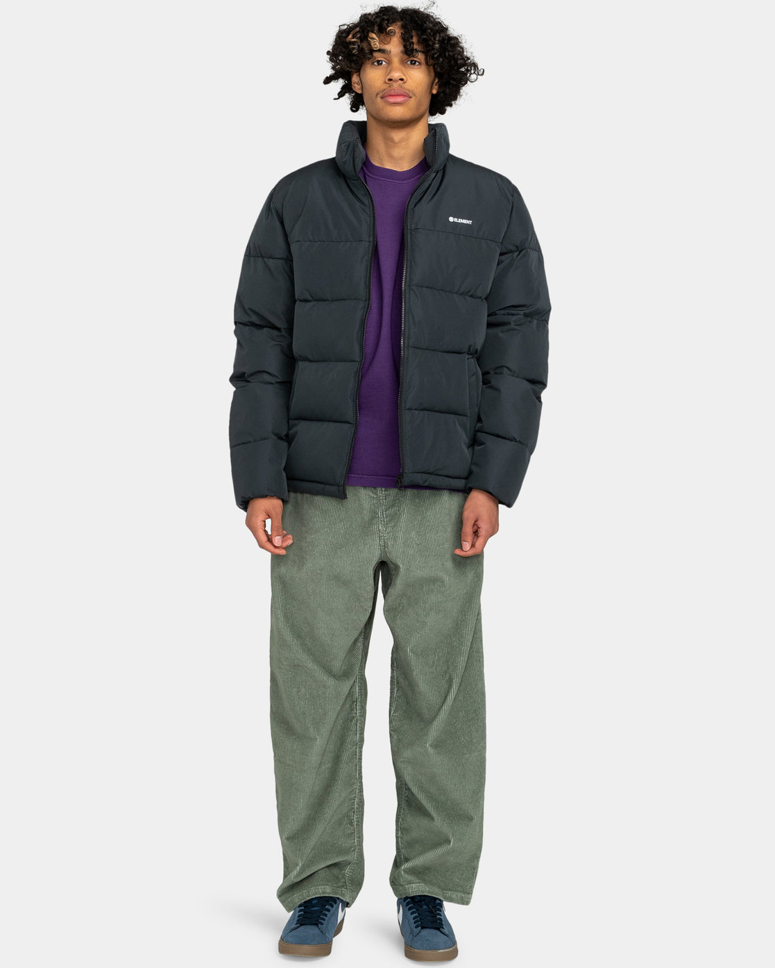 Element Puffa Klassische Steppjacke – Flint Black
