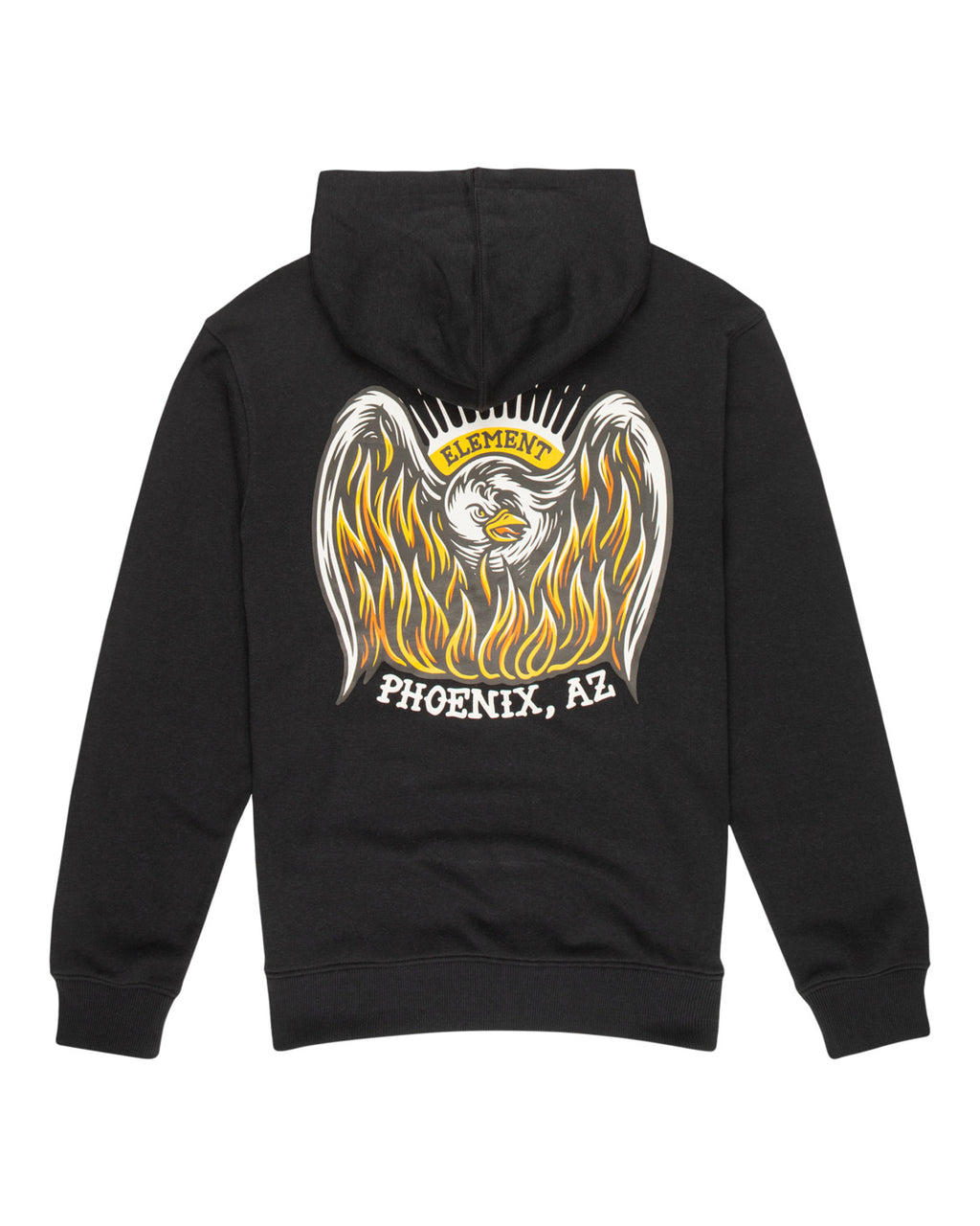 Element Phoenix Kapuzenpullover – Feuersteinschwarz