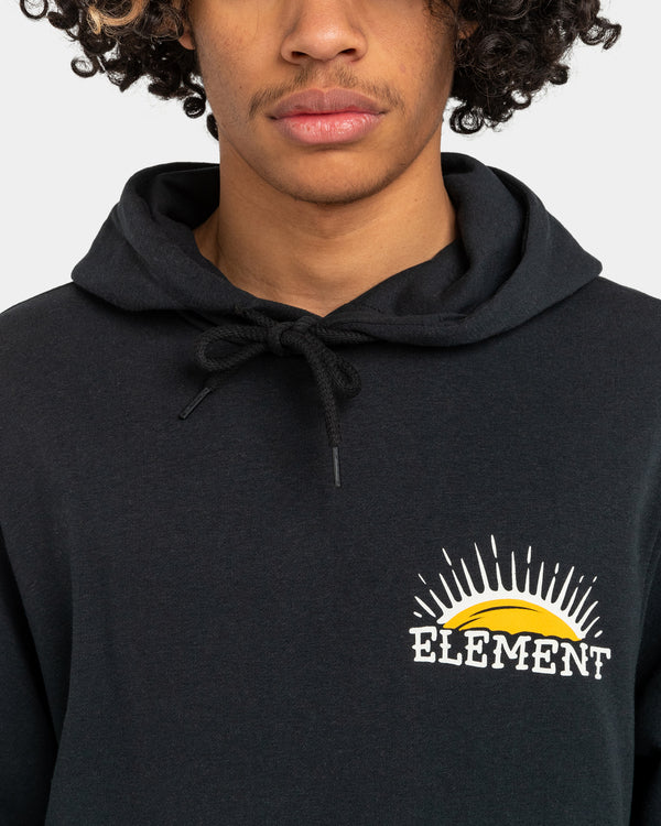 Element Phoenix Kapuzenpullover – Feuersteinschwarz