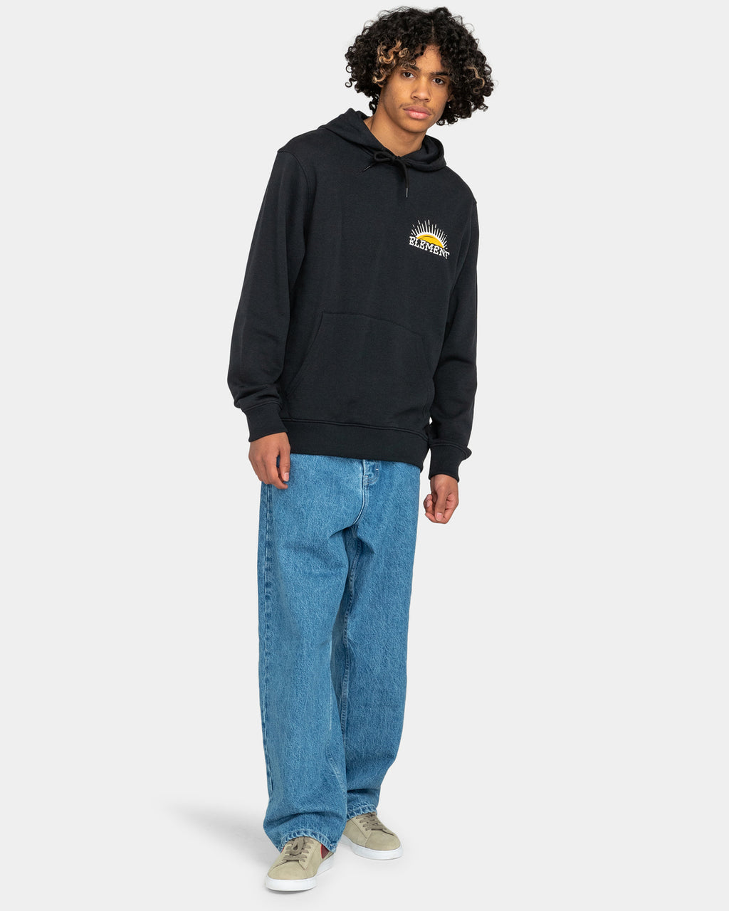 Element Phoenix Kapuzenpullover – Feuersteinschwarz