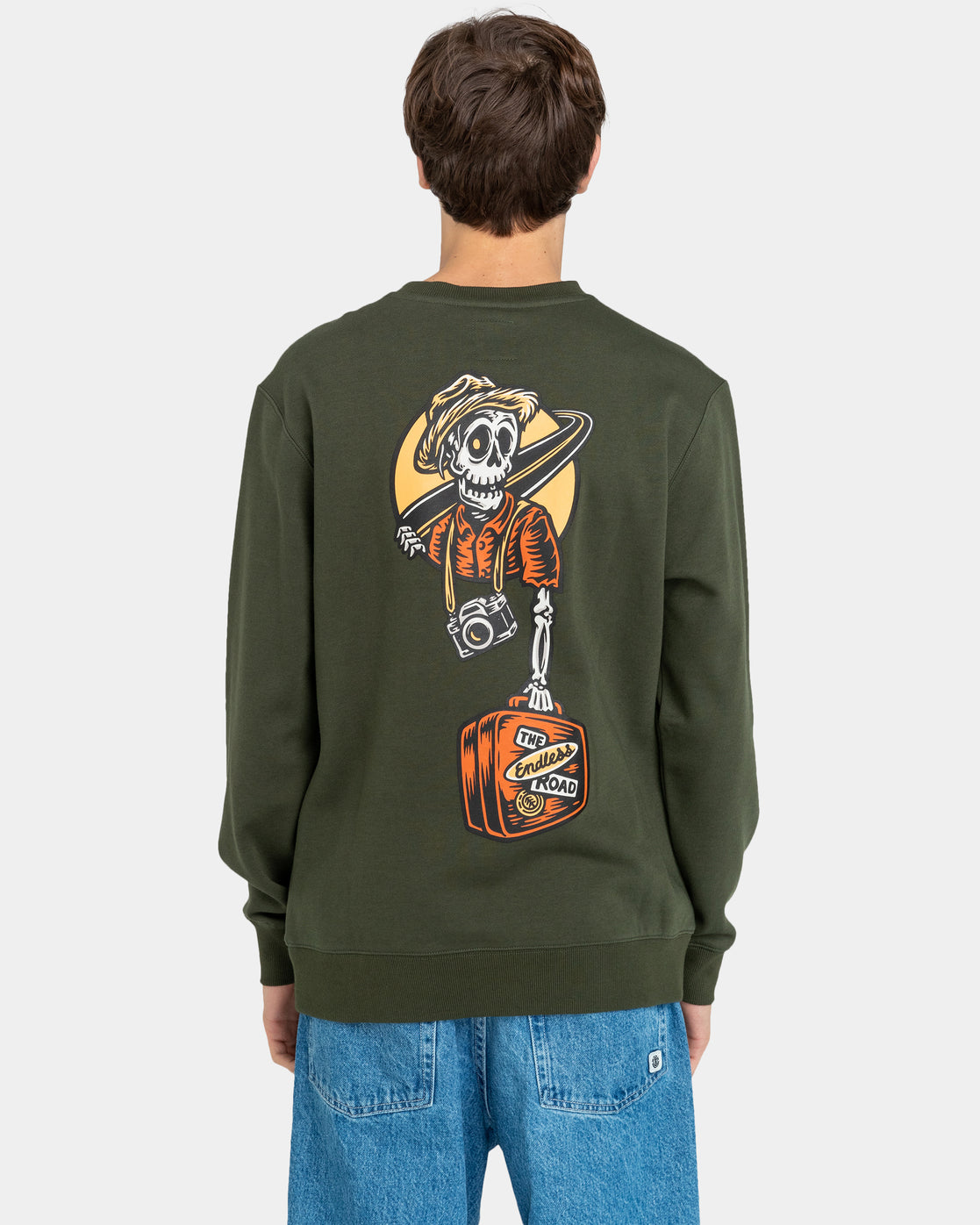 Element Skateboards x Timber Traveller Sweatshirt – Forest Night