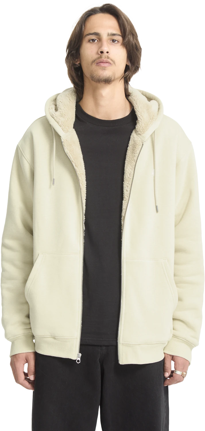 Volcom Single Stone sudadera con capucha hombre | Light Beige
