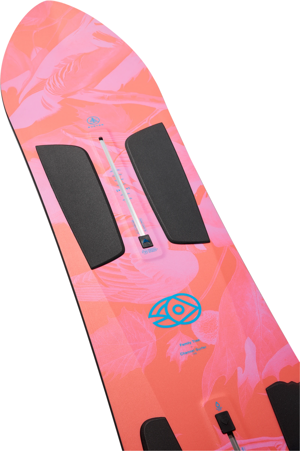 Burton Burton Family Tree 3D Channel Surfer Flat Top Snowboard tablas de snowboard detail 1 | Graphic
