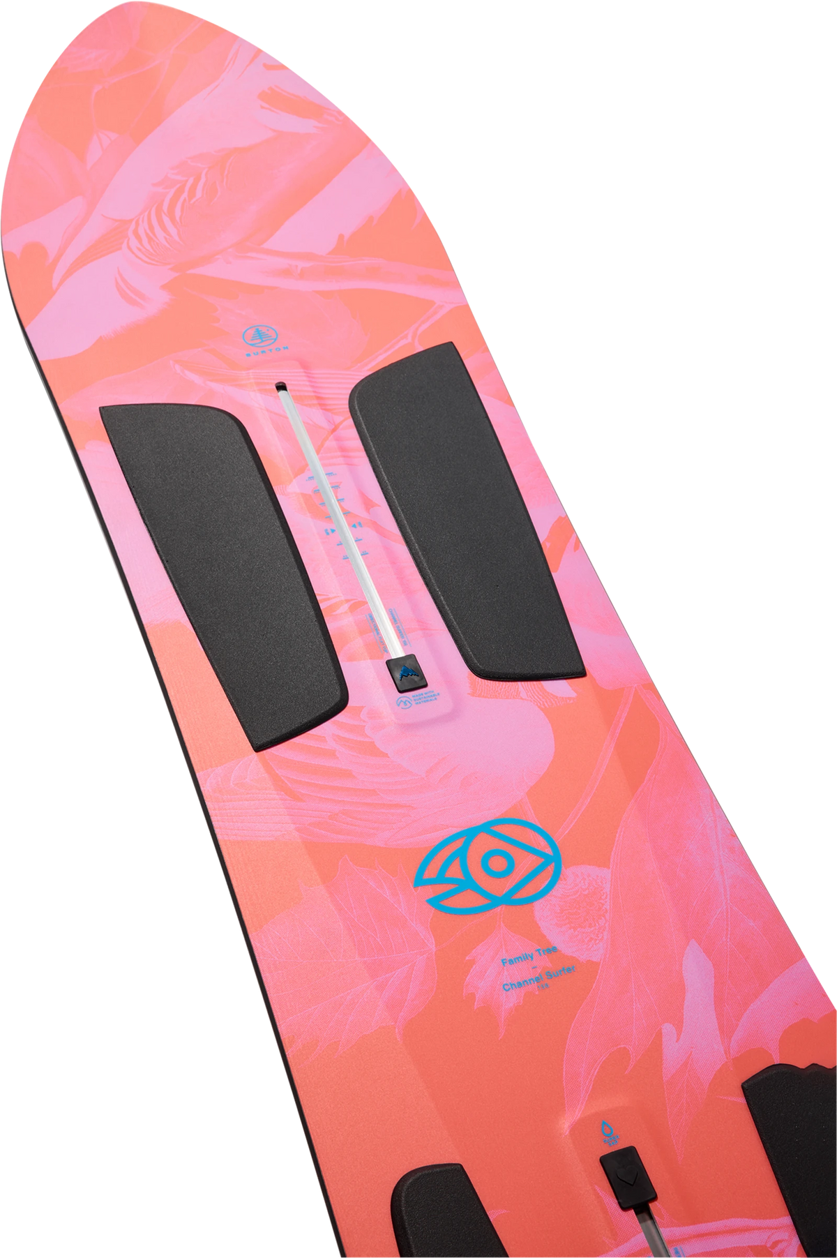 Burton Burton Family Tree 3D Channel Surfer Flat Top Snowboard tablas de snowboard detail 1 | Graphic