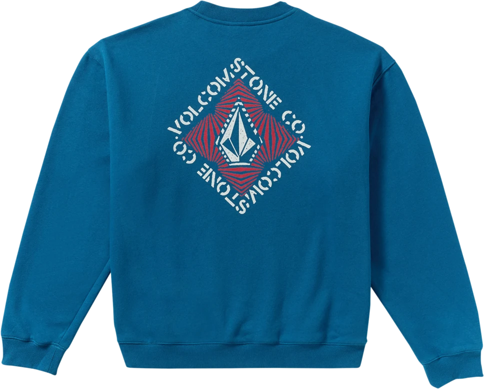 Volcom Watanite sudadera hombre detail 6 | Cosmic Blue
