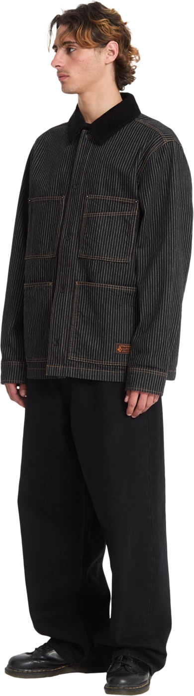 Volcom WORK DIALED JACKET chaquetas y abrigos hombre detail 5 | Black Stripe