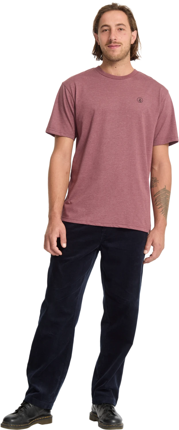 Volcom Circle Blanks camiseta manga corta hombre detail 5 | Merlot