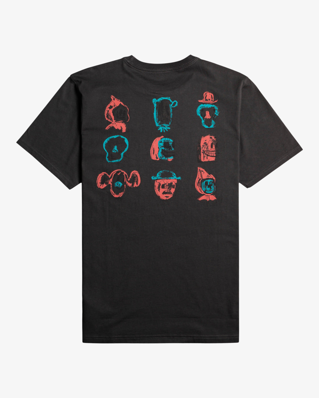 Camiseta Rvca Dmote Guy SS Pirate Black