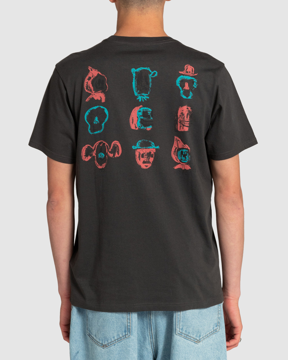 Camiseta Rvca Dmote Guy SS Pirate Black