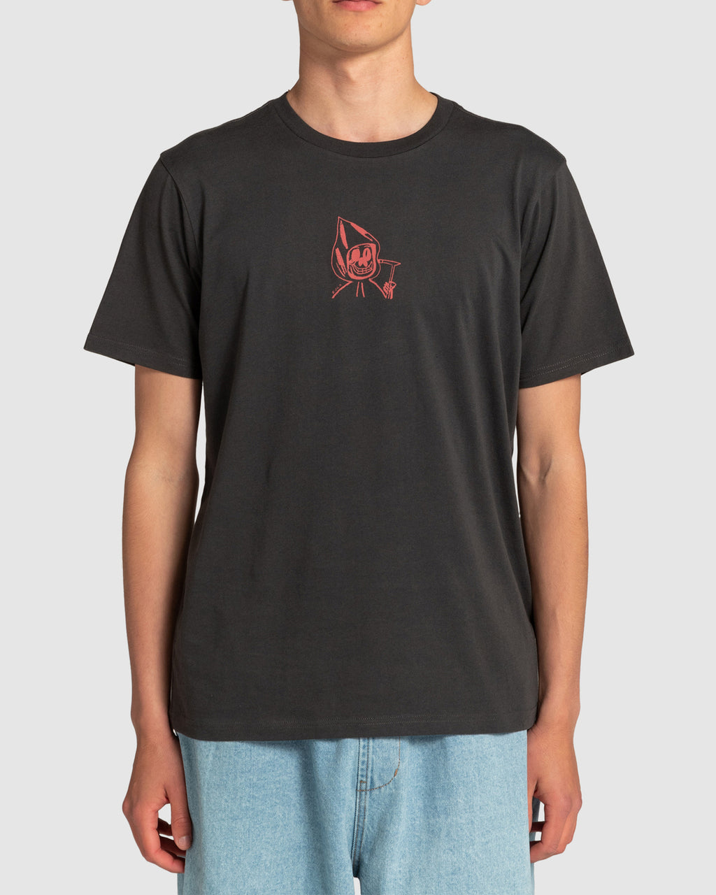 Camiseta Rvca Dmote Guy SS Pirate Black