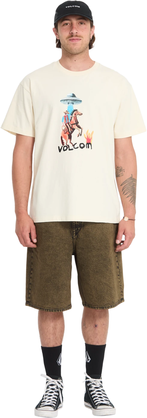 Volcom FA MICKEY MASON 1 SST camiseta manga corta hombre detail 4 | Dirty White