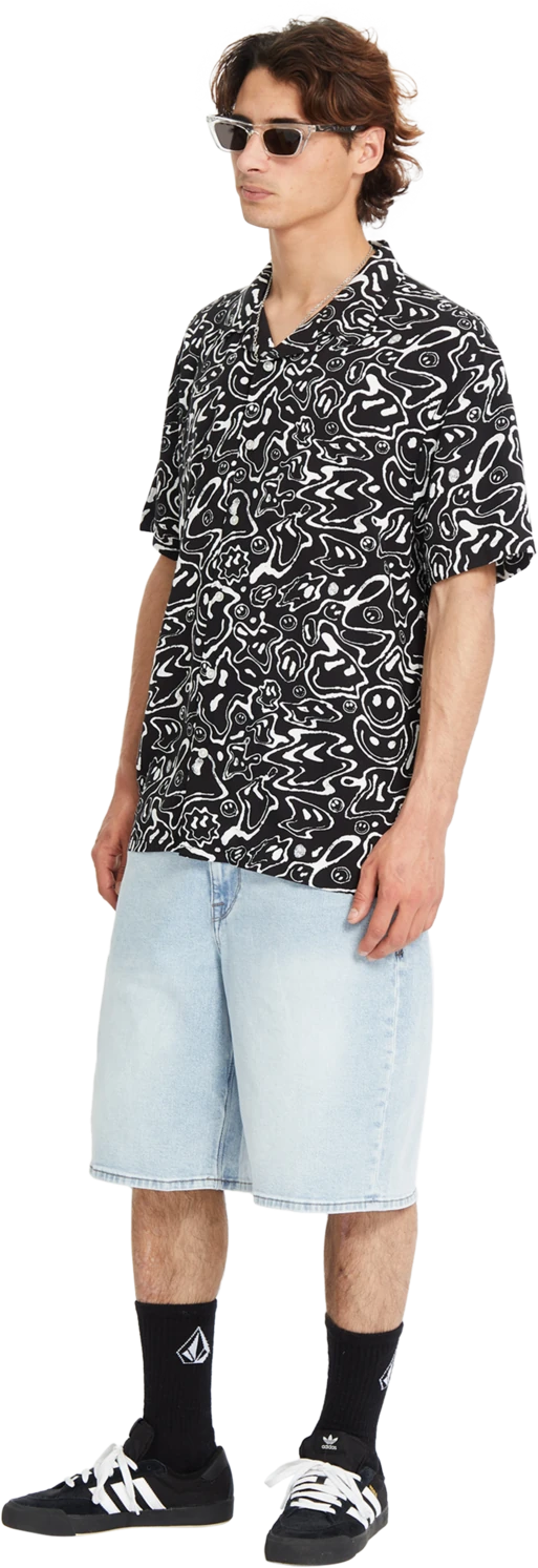 Volcom FA F Rygalski SS camisa manga corta hombre detail 3 | Black