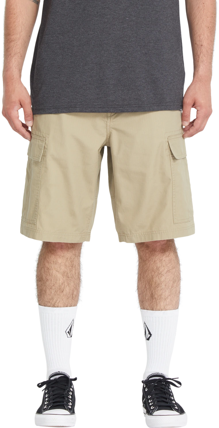 Volcom Strange Tripper Cargo Short 22 short hombre | Khaki
