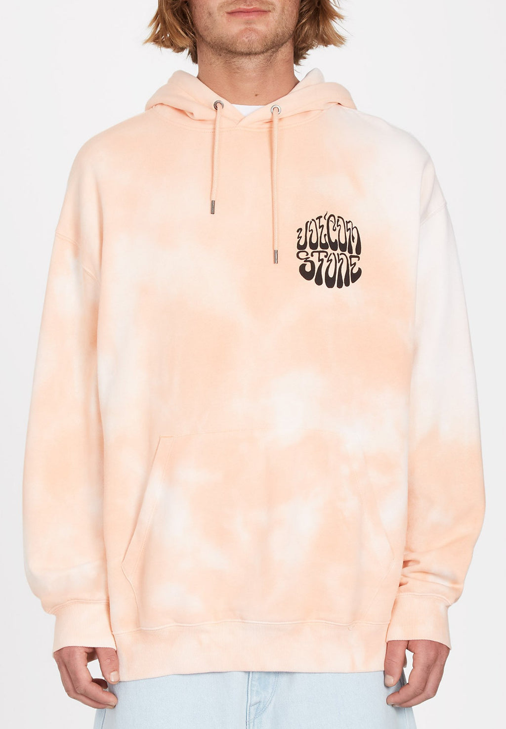 Volcom Trippin Dye Peach Bud Hoodie