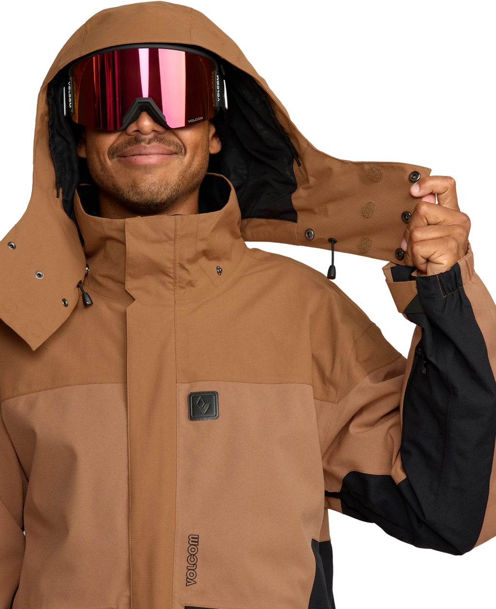 Volcom KLEVELAND JACKET chaquetas y abrigos hombre detail 6 | Terra Brown
