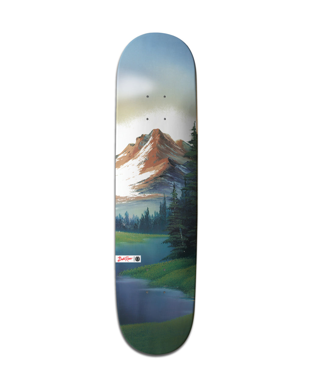 Element x Bob Ross 8" Skateboard Deck Happy In This World