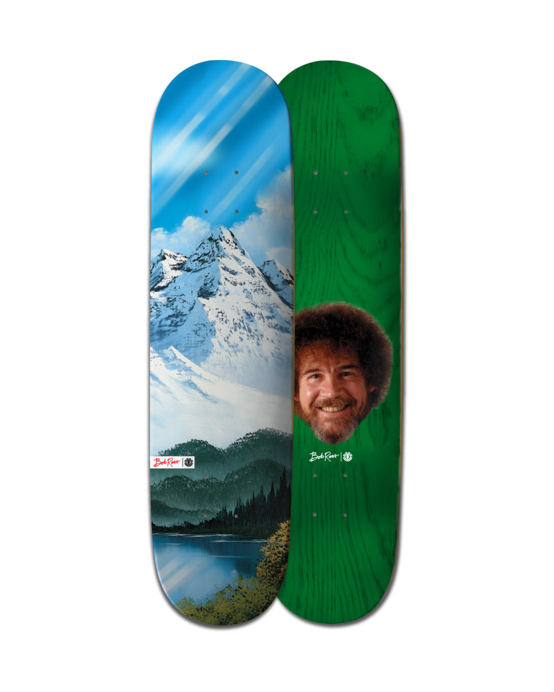Element x Bob Ross 8,5" Skateboard Deck Good Day To Be Alive