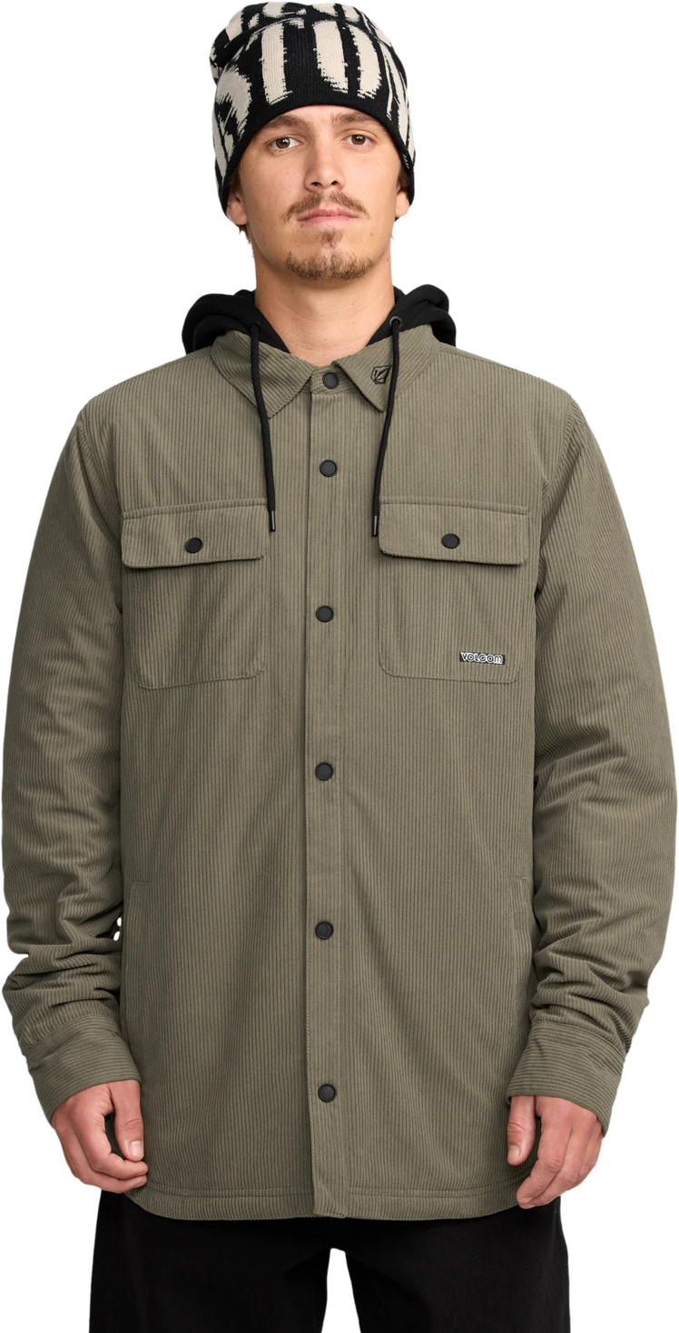 Volcom KENSON INS FLANNEL chaquetas y abrigos hombre | Military