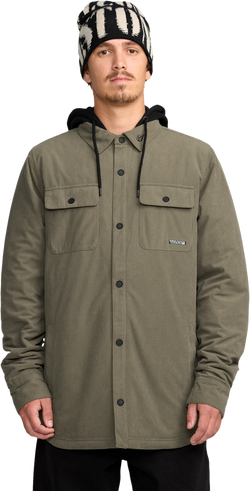 Volcom KENSON INS FLANNEL chaquetas y abrigos hombre | Military