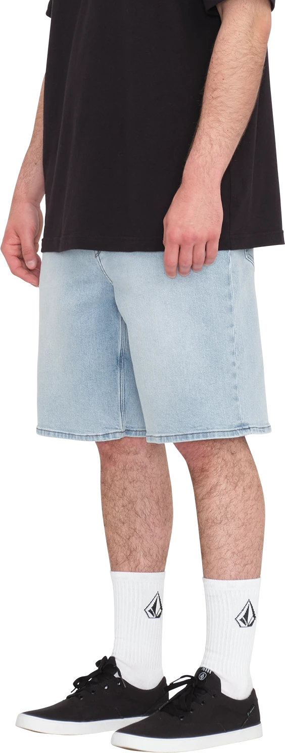 Volcom Billow Denim Short denim short hombre detail 4 | Desert Dirt Indigo