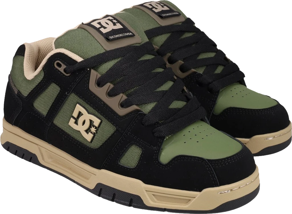 DC Shoes Stag calzado detail 2 | Black/Tan/Olive