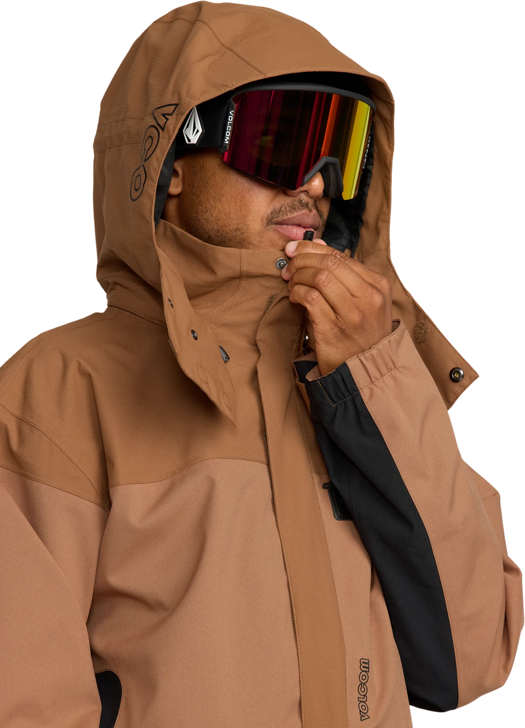 Volcom KLEVELAND JACKET chaquetas y abrigos hombre detail 4 | Terra Brown