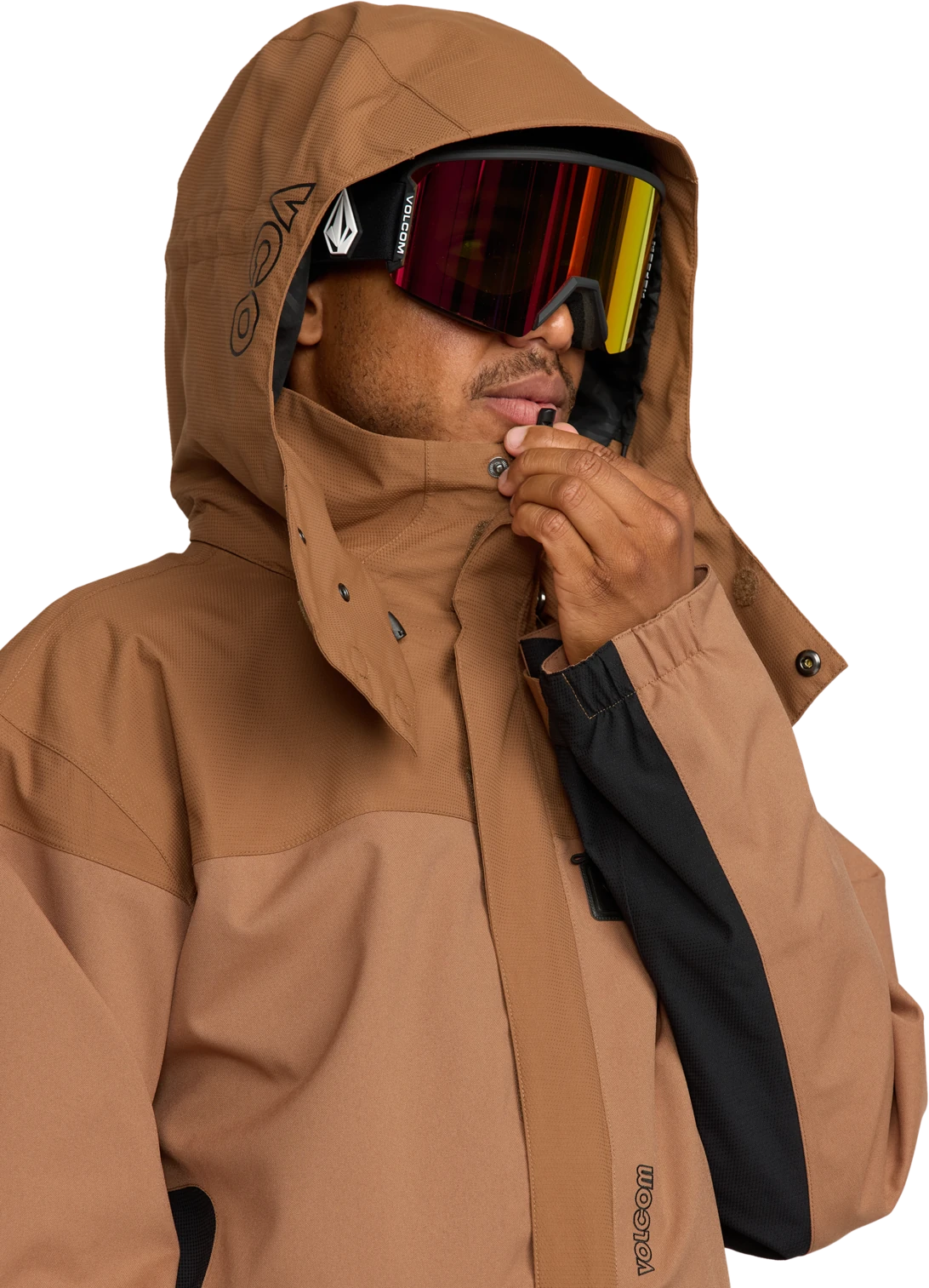 Volcom KLEVELAND JACKET chaquetas y abrigos hombre detail 4 | Terra Brown