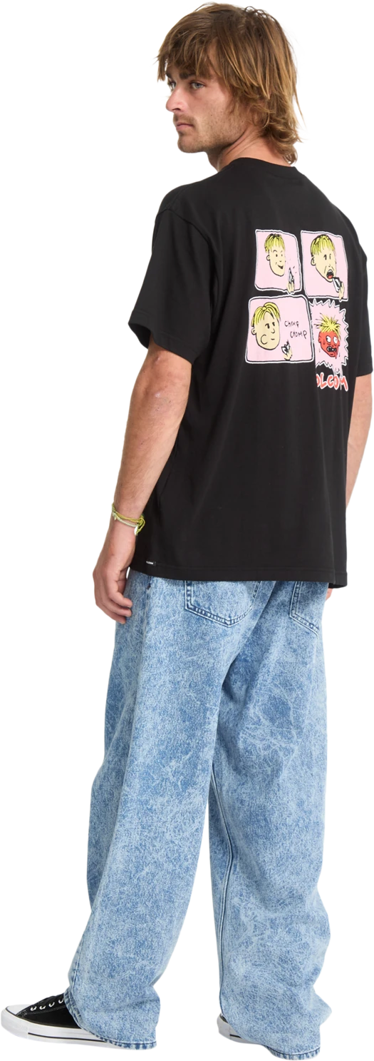 Volcom Chomp Chomp camiseta manga corta hombre detail 3 | Black